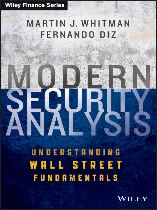 Title details for Modern Security Analysis by Martin J. Whitman - Available
